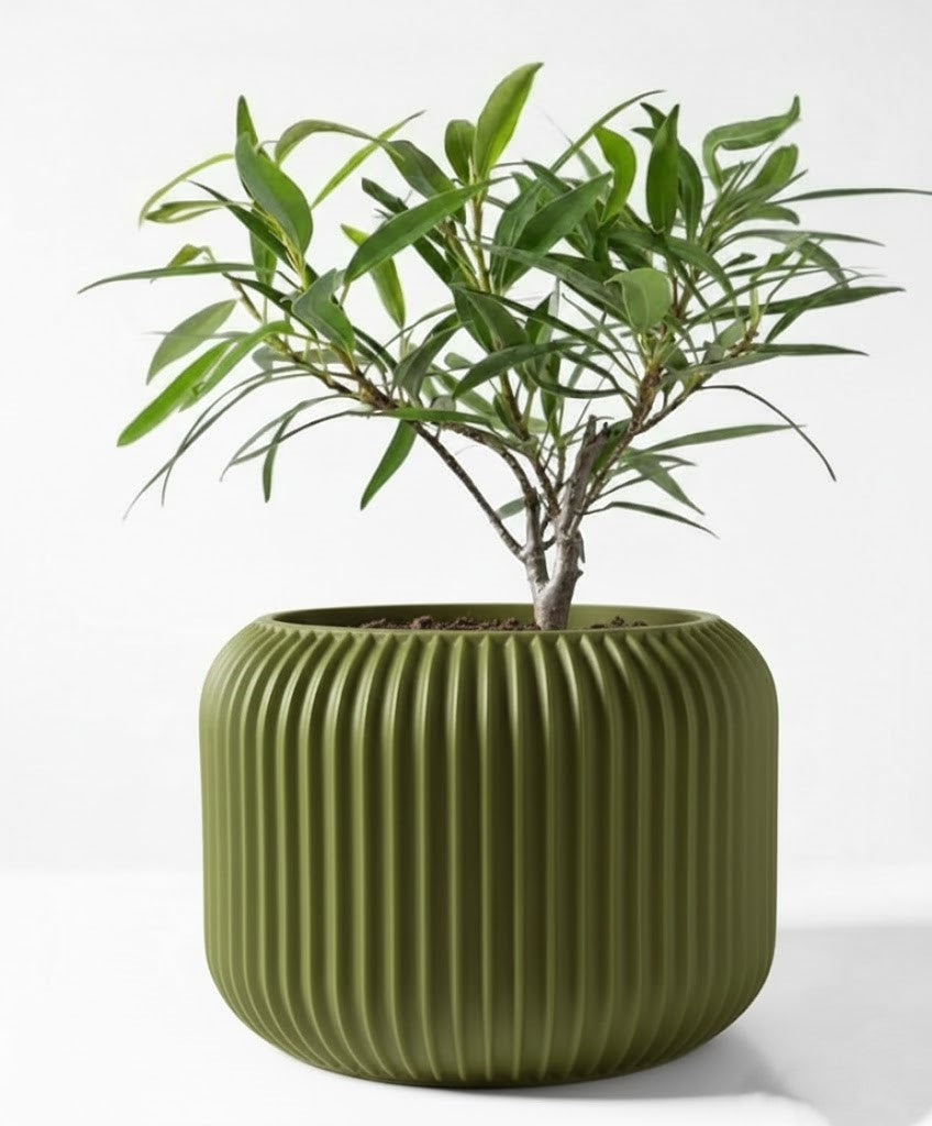 Der Unis – Zeitloser 3D-Pflanztopf mit rhythmischer Kontur