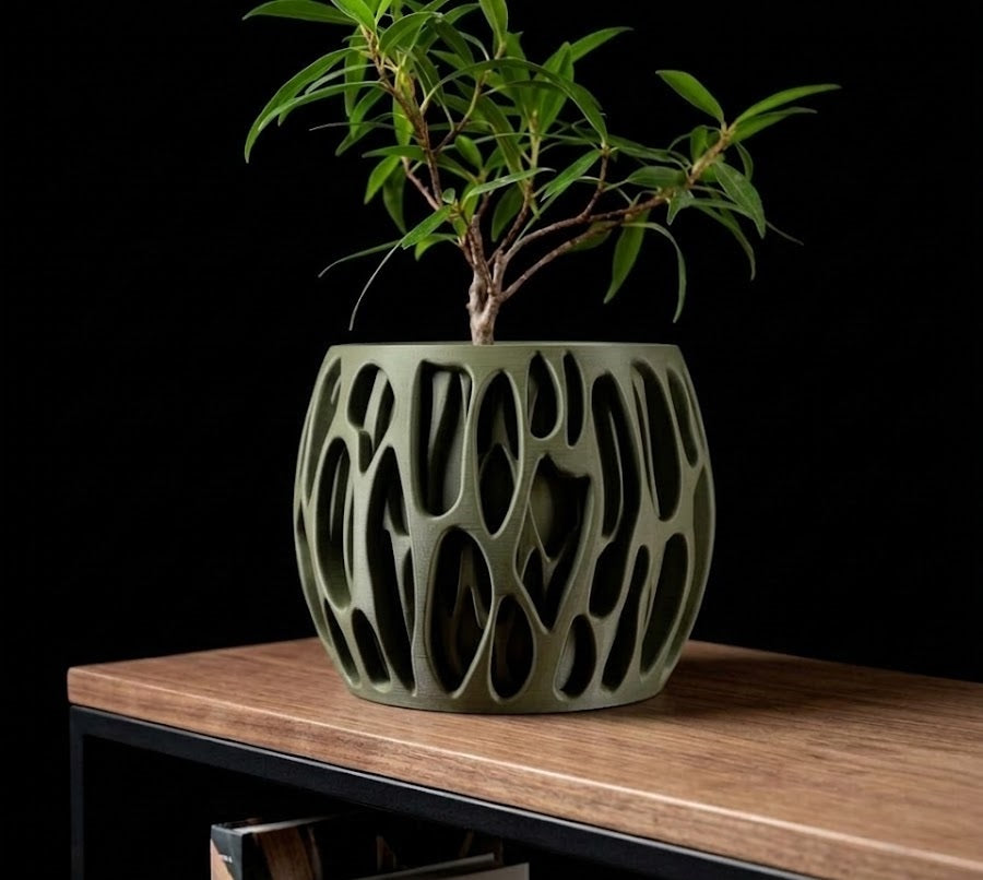 Schleim – Organische 3D-Form in geschlossener Eleganz