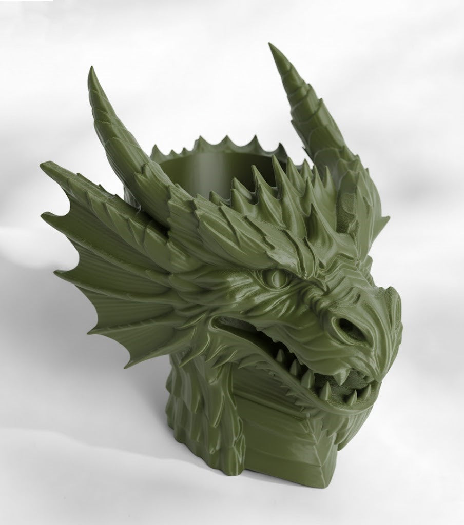 Drachen Pflanztopf – Mystik trifft modernes 3D-Design