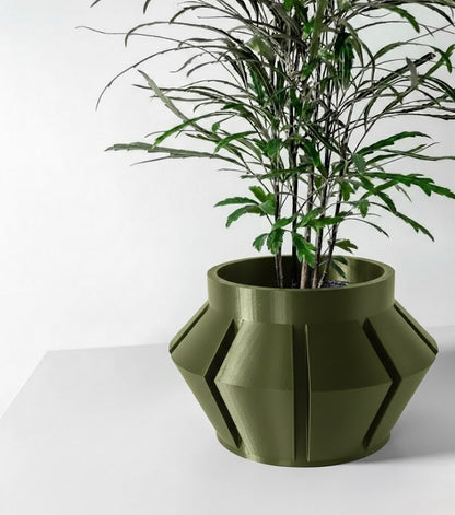 Erno 3D Pflanztopf – Geometrische Klarheit in innovativer Form