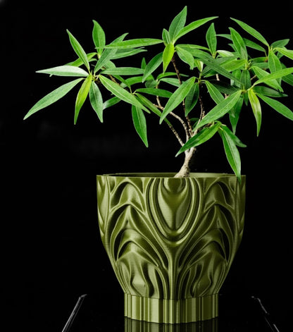 Corru Pflanztopf – Skulpturales 3D-Design für stilvolle Pflanzeninszenierung