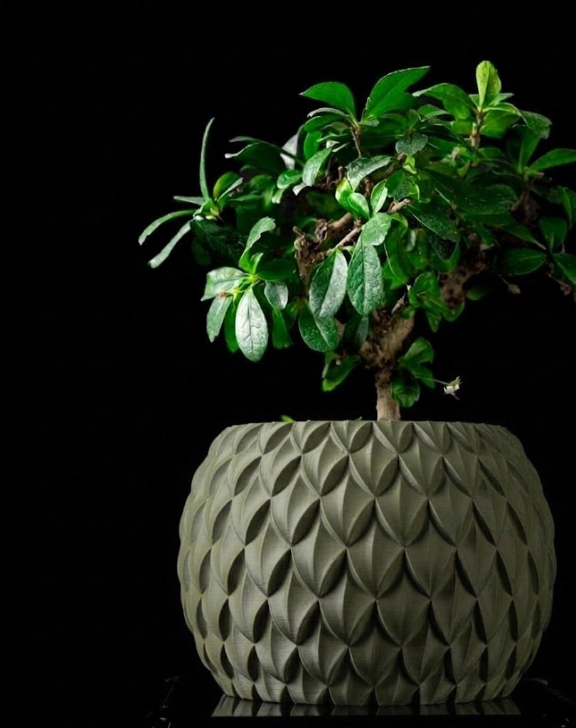 Scale – Der 3D Pflanztopf mit Schuppenstruktur und skulpturaler Eleganz