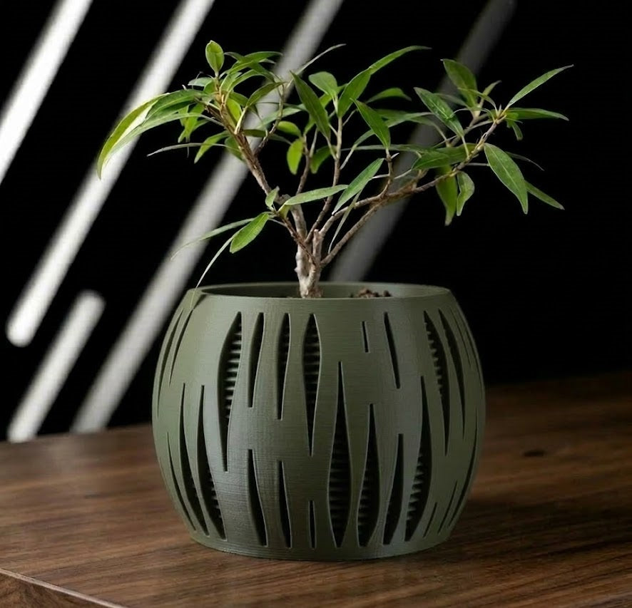 Split Pflanztopf – Architektur trifft Natur in 3D