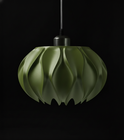 "Abyssal" Pendelleuchte – skulpturales Lichtobjekt mit organischem Charakter