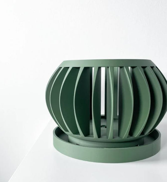 Rene Pflanztopf – Offener 3D-Orchideentopf mit integriertem Belüftungssystem und Abtropfschale