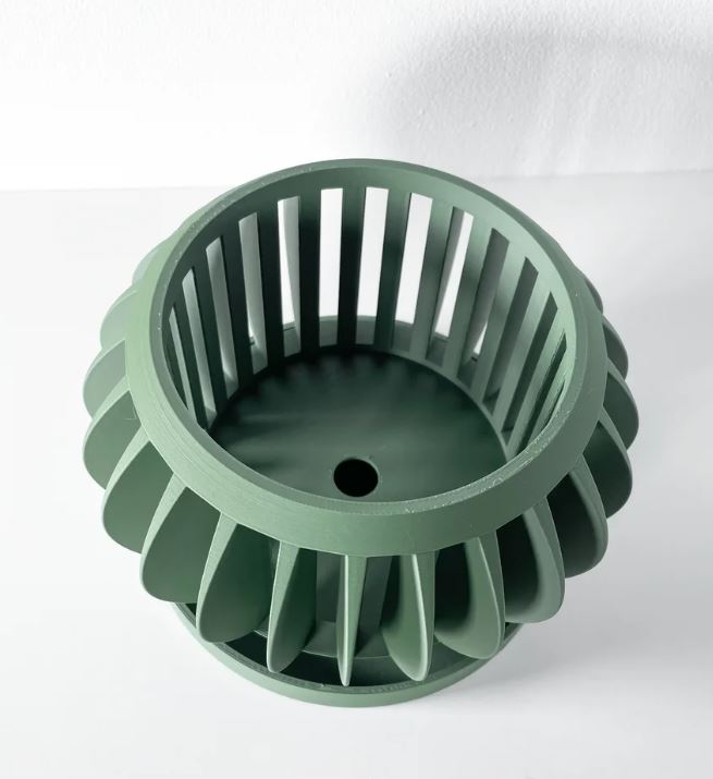 Rene Pflanztopf – Offener 3D-Orchideentopf mit integriertem Belüftungssystem und Abtropfschale
