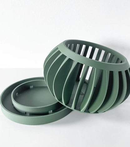 Rene Pflanztopf – Offener 3D-Orchideentopf mit integriertem Belüftungssystem und Abtropfschale