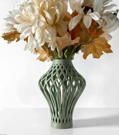 Vase „Alano-Vase“ – Eleganz im modernen Gitterdesign