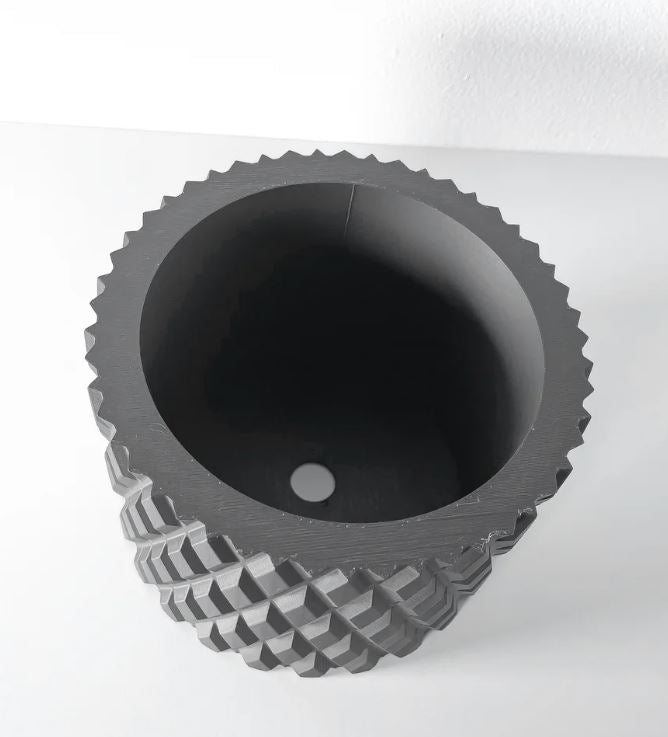 Pexil Pflanztopf – Grafische Eleganz in Perfektion