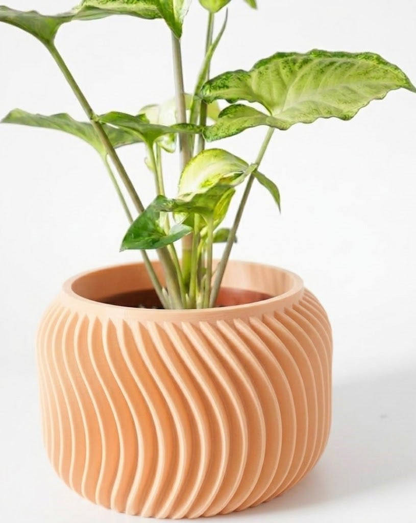 Vilex Pflanztopf – 3D-Design mit dynamischer Wellenstruktur