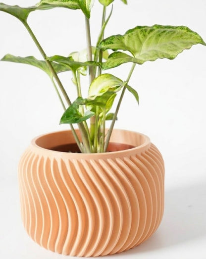 Vilex Pflanztopf – 3D-Design mit dynamischer Wellenstruktur