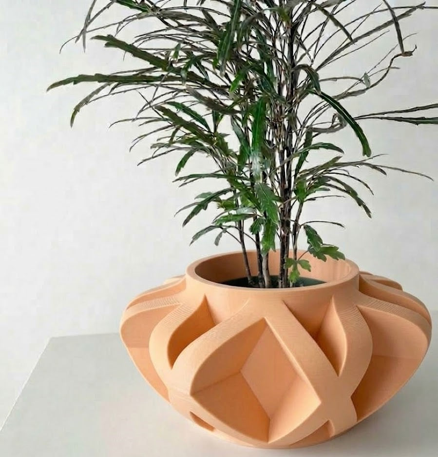Sono 3D Pflanztopf – Kunstvolle Präzision trifft florales Design