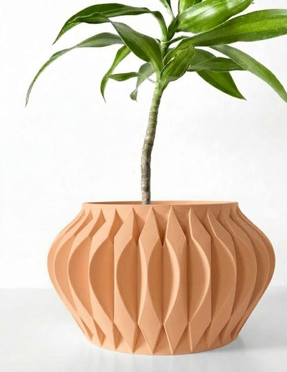 Sevi Pflanztopf – Dreidimensionale Eleganz in floraler Form