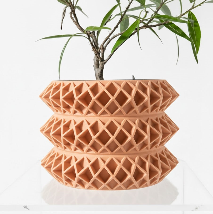 Der Tomo – 3D-Pflanztopf mit geometrischer Raffinesse