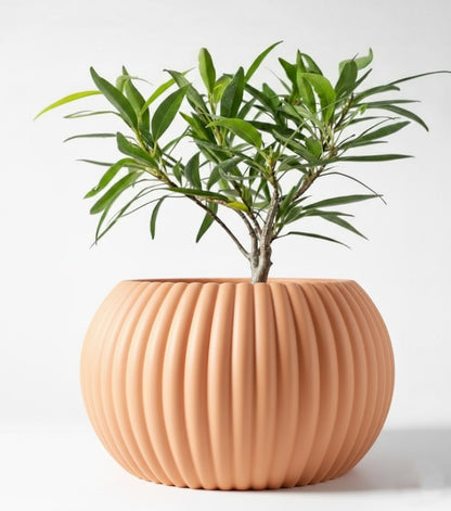 Der Roni – 3D-Pflanztopf mit harmonischer Rillenstruktur