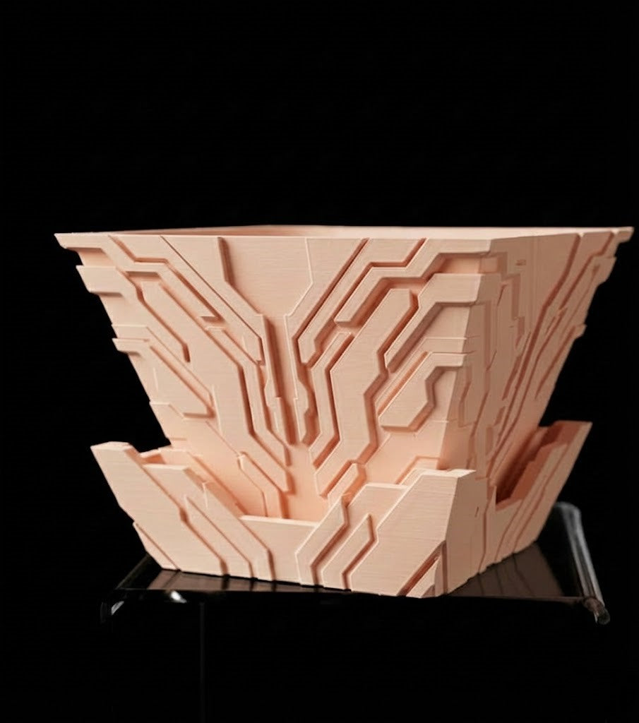Uplink – Der 3D Pflanztopf mit digitaler Struktur