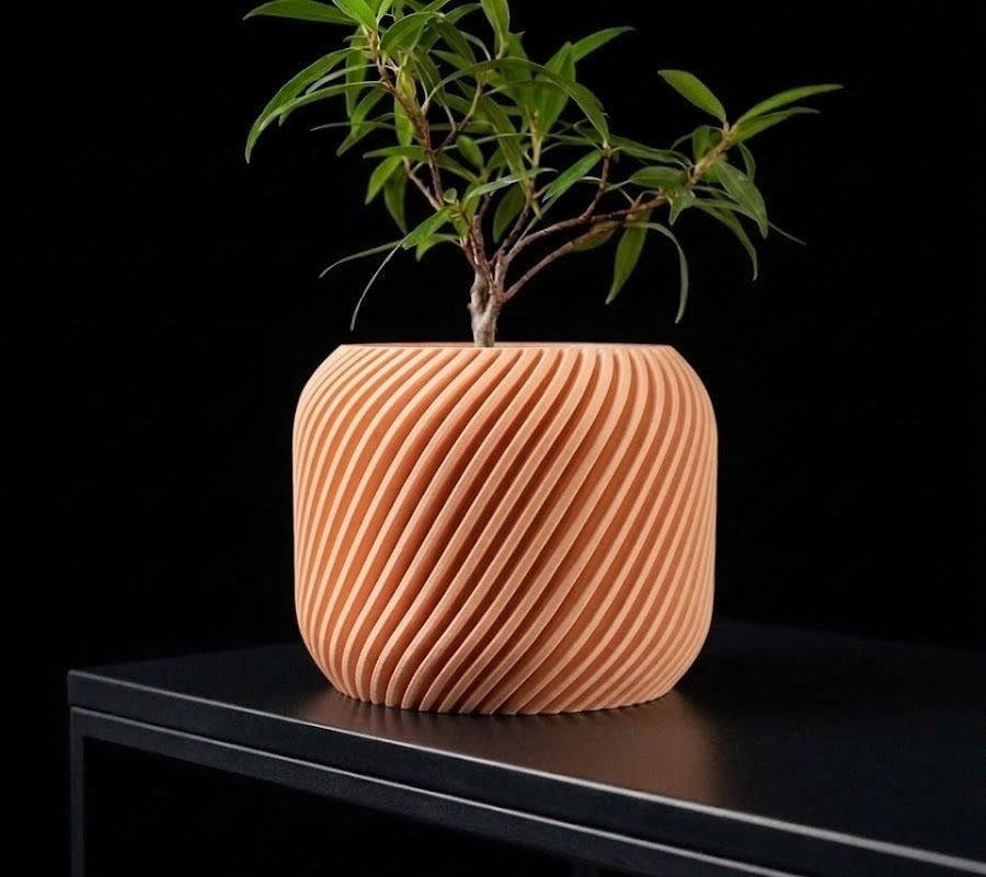 Schräger Pflanztopf – 3D-Design trifft auf Perspektivwechsel