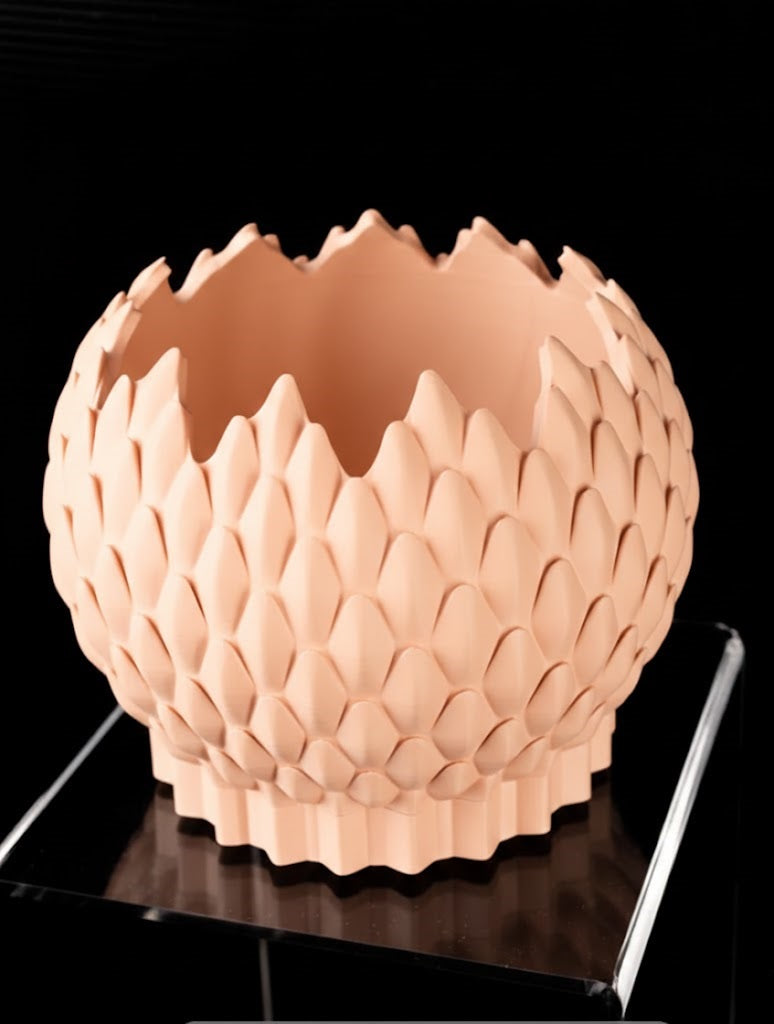 Drachenschuppen Pflanztopf – Majestätisches Design für deine Pflanzen