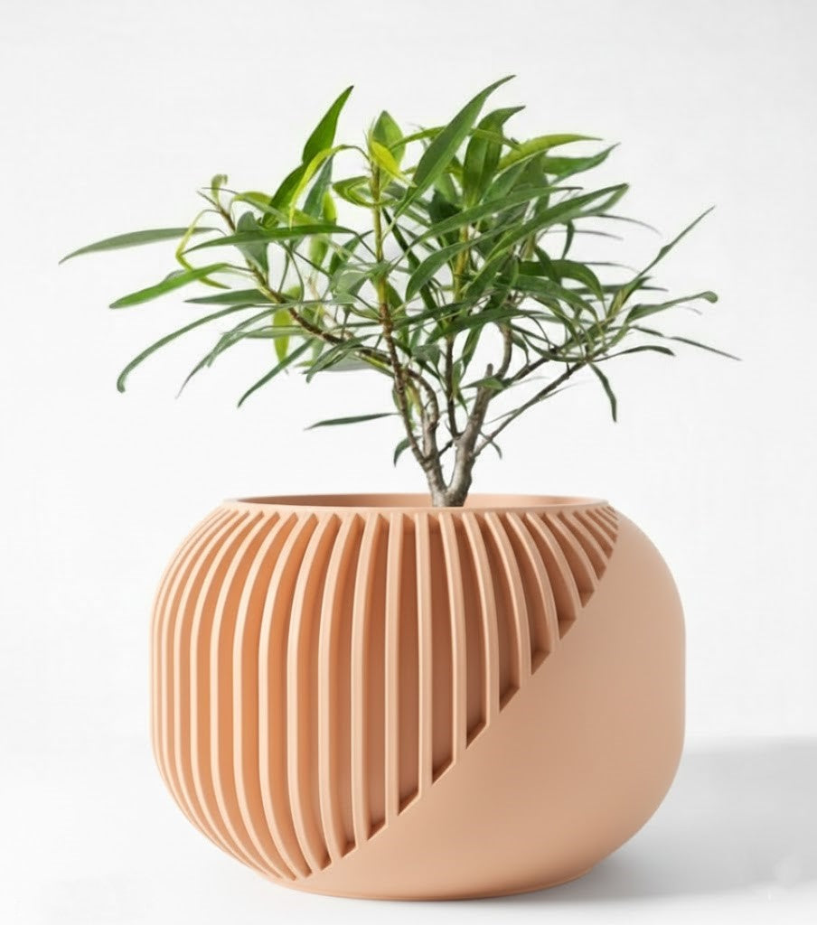 Der Narvo – 3D-Pflanztopf mit dynamischem Lamellen-Design