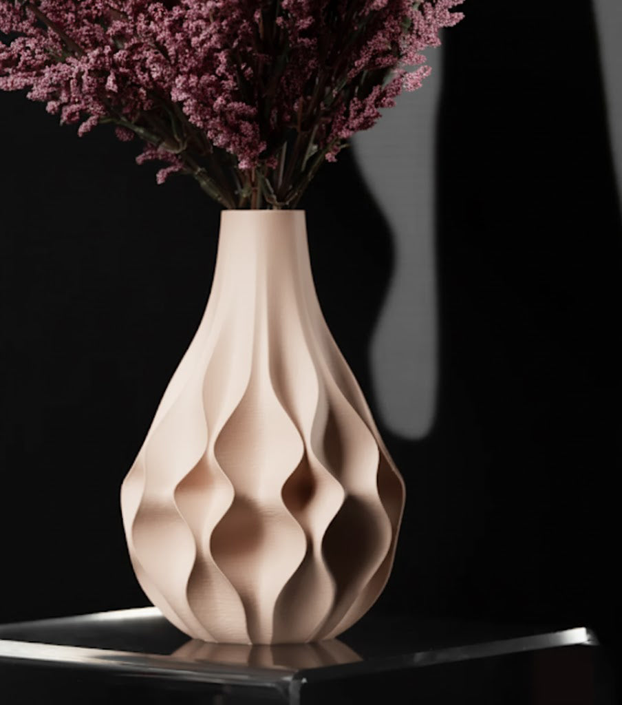 Vase" Abyssal Flower"  – Tiefenstruktur für starke Akzente