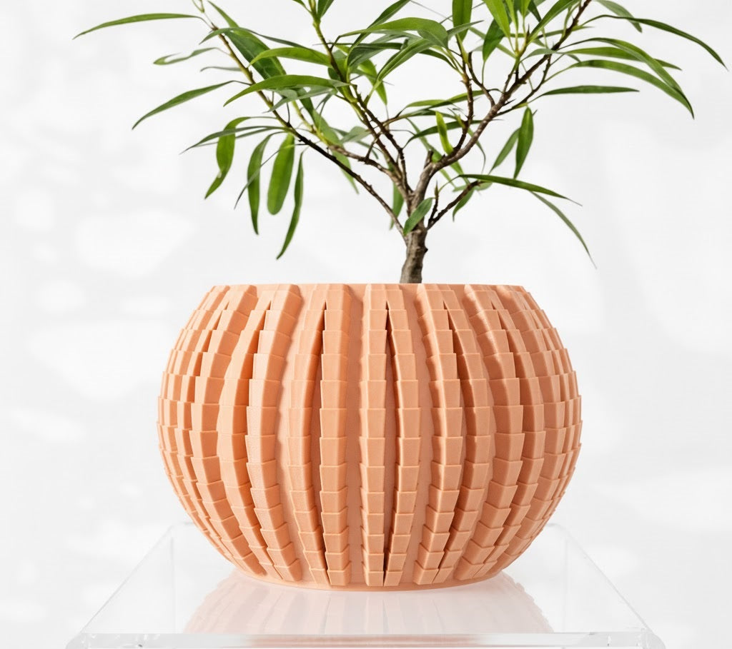 Uralo – Der strukturstarke 3D-Pflanztopf mit architektonischem Charakter