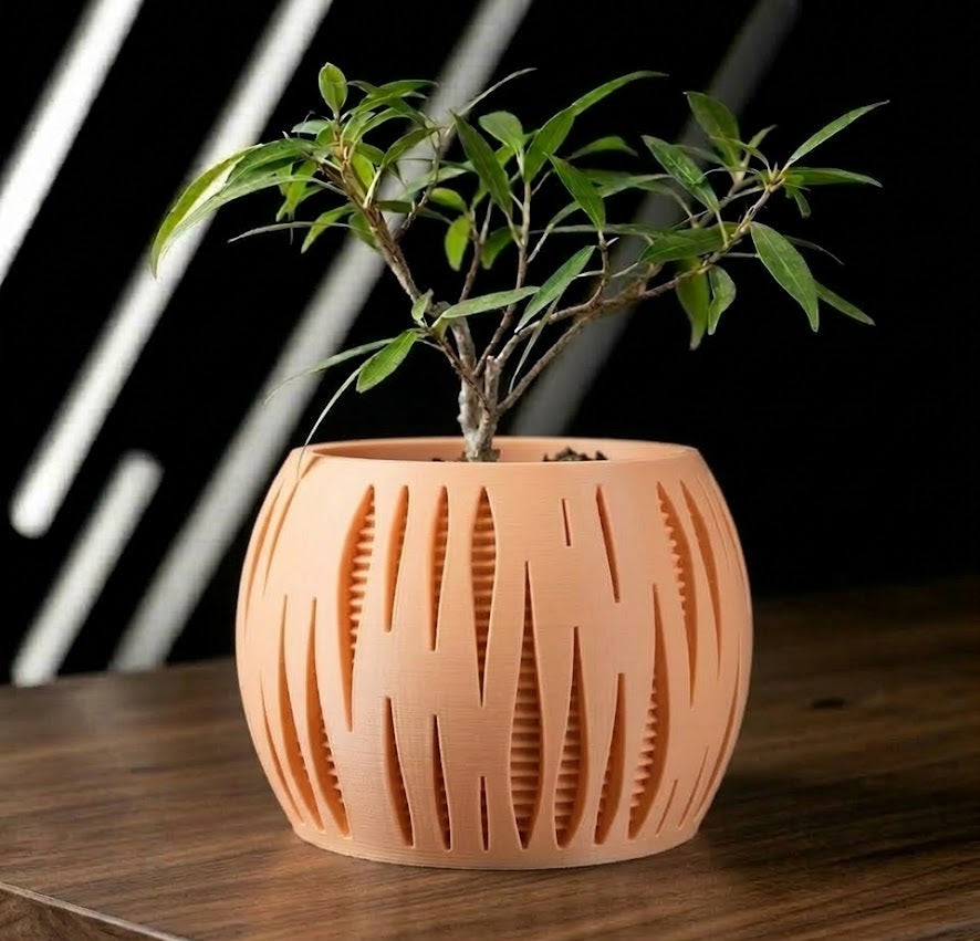 Split Pflanztopf – Architektur trifft Natur in 3D