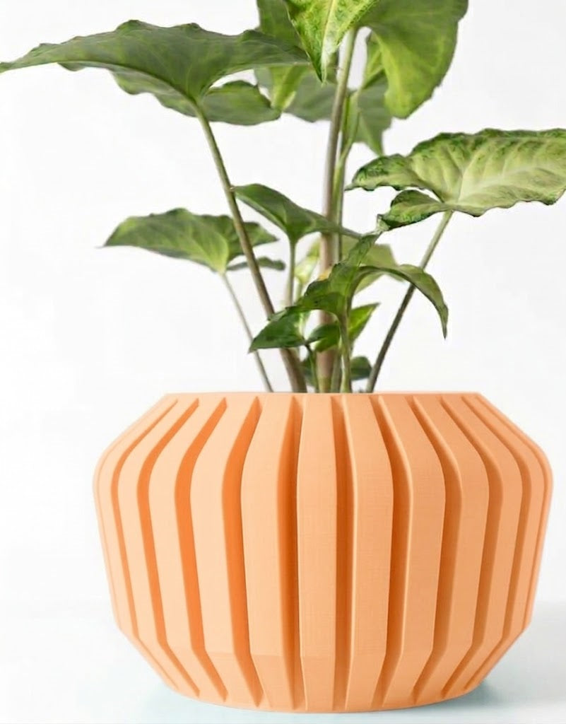 Vaki Pflanztopf – 3D-Faltkunst im Facetten-Look