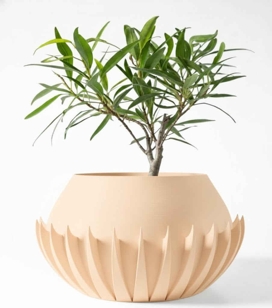 Der Lavis – Skulpturaler 3D-Pflanztopf mit dynamischer Bodenstruktur