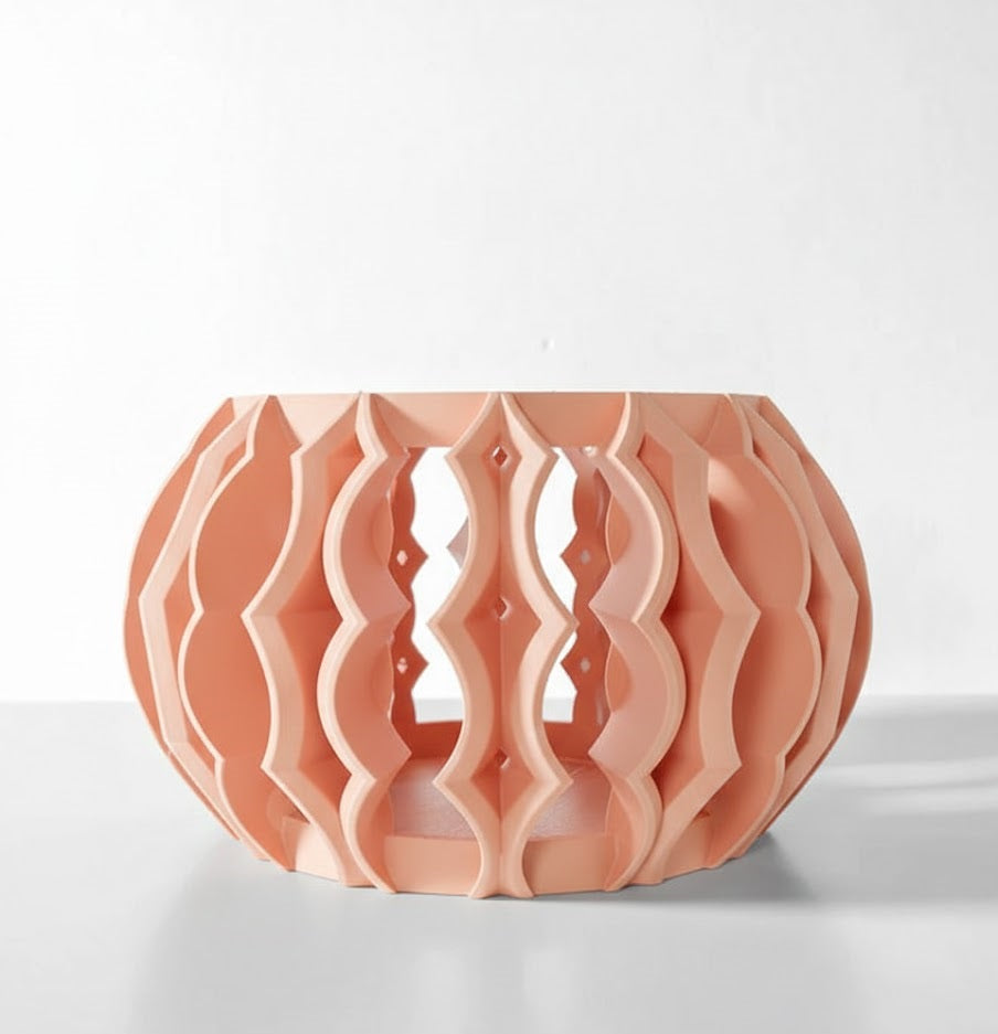 Luvo 3D Orchideen-Pflanztopf – Skulpturale Leichtigkeit trifft Funktion