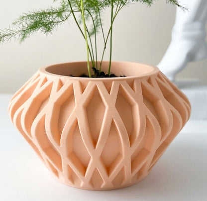 Suvan 3D Pflanztopf – Organisches Design in moderner Struktur