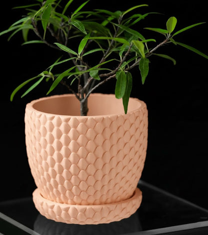 Dragonscale – 3D-Pflanztopf mit drachenstarker Struktur