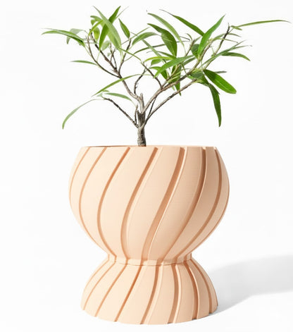 Der Maki – Zeitloser 3D-Pflanztopf mit dynamischer Spiralstruktur