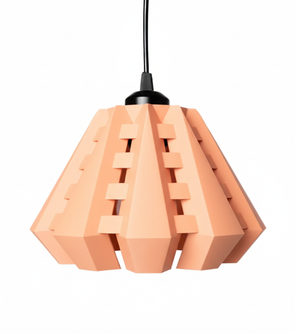 "Aniko" – Moderne 3D-gedruckte Pendelleuchte