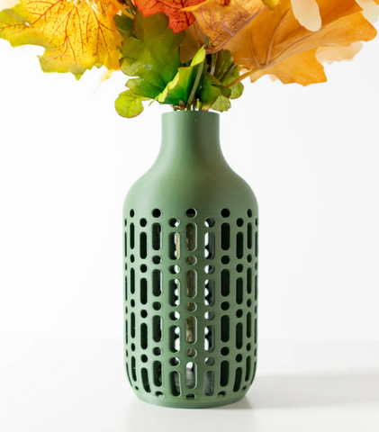 Vase „Rako-Vase“ – Modernes Rasterdesign in purer Formensprache
