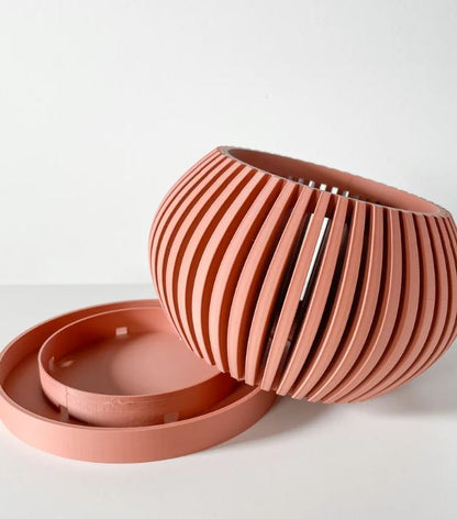 Rakor 3D Orchideen-Pflanztopf – Elegante Linien für gesunde Wurzeln