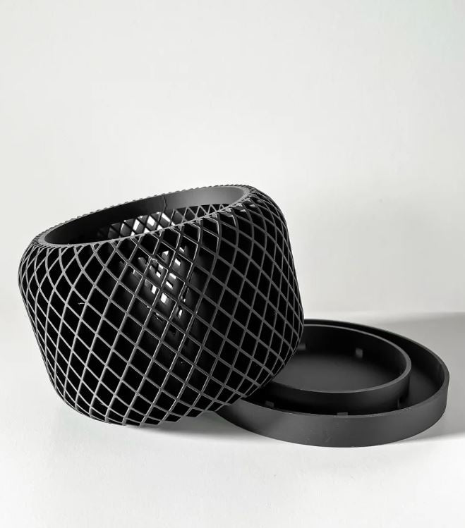 Ravik Pflanztopf – Technisch inspirierter 3D-Orchideentopf mit Mesh-Struktur