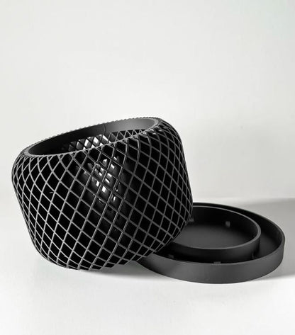 Ravik Pflanztopf – Technisch inspirierter 3D-Orchideentopf mit Mesh-Struktur