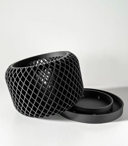 Ravik Pflanztopf – Technisch inspirierter 3D-Orchideentopf mit Mesh-Struktur