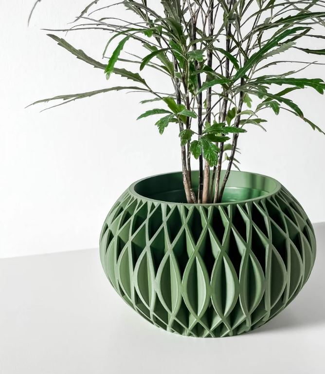 3D Pflanztopf „Revan“ – Organisches Design trifft digitale Präzision
