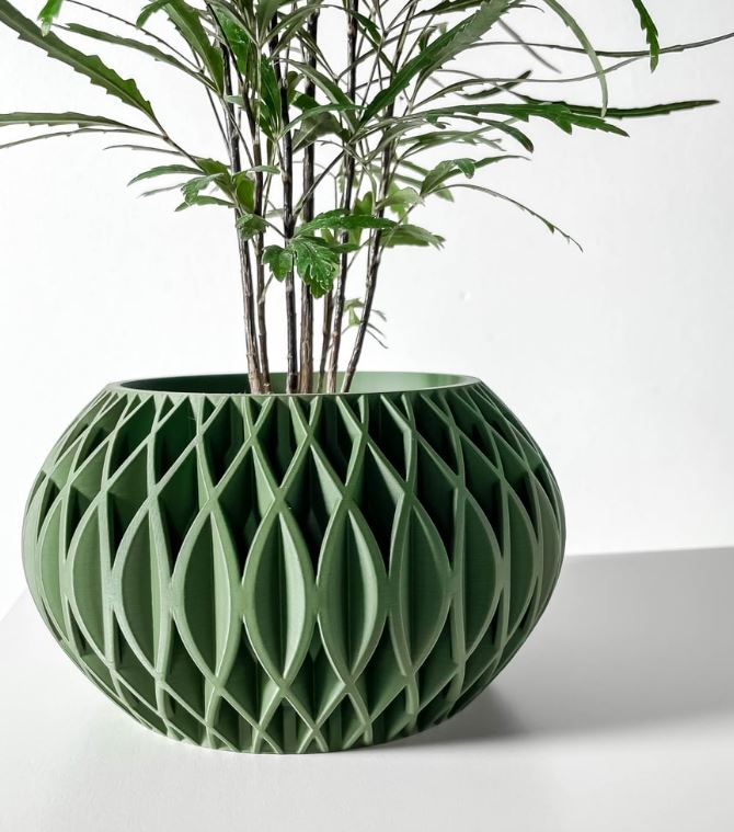 3D Pflanztopf „Revan“ – Organisches Design trifft digitale Präzision