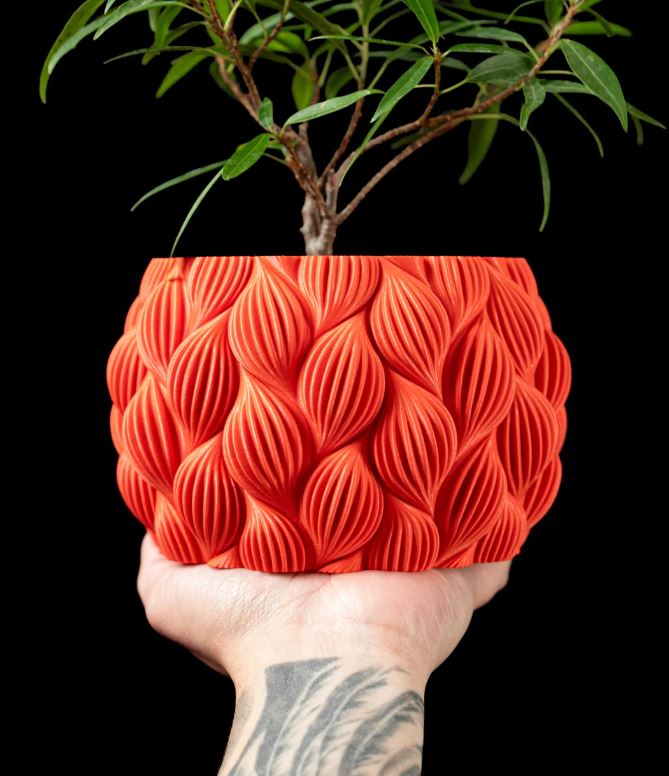 3D Pflanztopf „Ripple Planter“ – Wellen in Form und Struktur