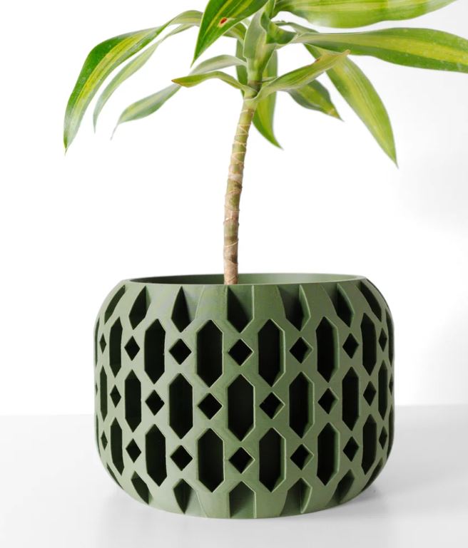 Ritar – Der geometrische 3D-Pflanztopf mit Statement-Struktur