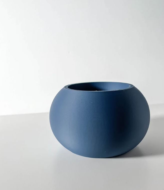 Rono Simple – Puristischer 3D-Pflanztopf in harmonischer Kugelform