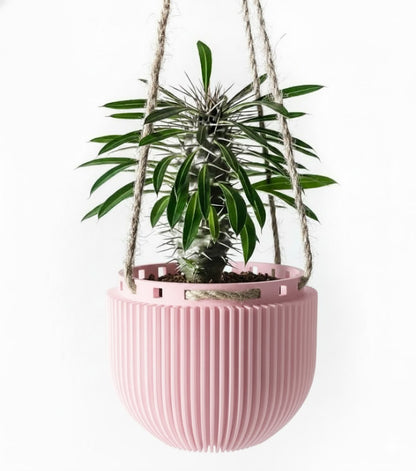 Der Jani – Skulpturaler 3D-Hängepflanztopf für schwebende Urban-Jungle-Looks