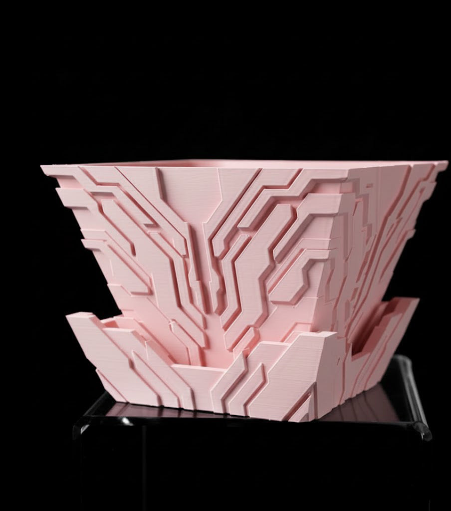 Uplink – Der 3D Pflanztopf mit digitaler Struktur