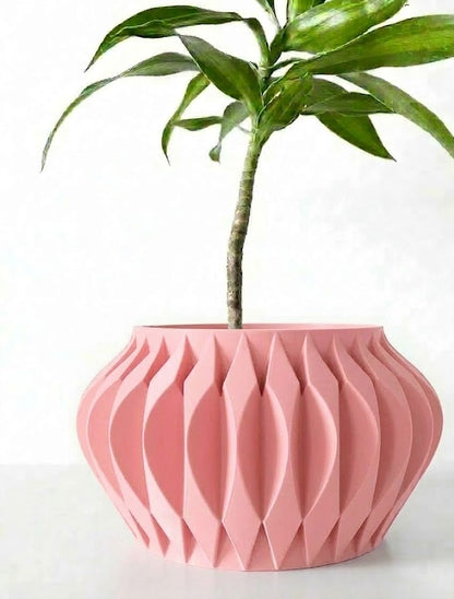 Sevi Pflanztopf – Dreidimensionale Eleganz in floraler Form