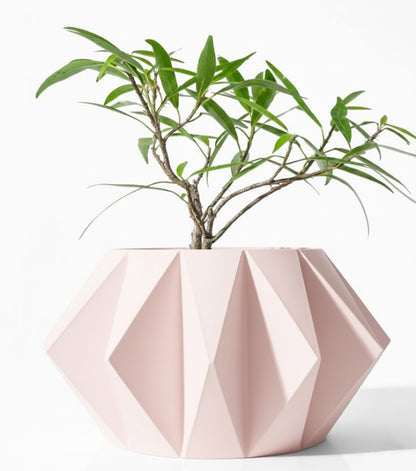 Der Koni – Geometrischer 3D-Pflanztopf mit markanter Facettenstruktur