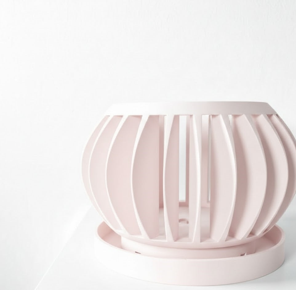 Rene Pflanztopf – Offener 3D-Orchideentopf mit integriertem Belüftungssystem und Abtropfschale