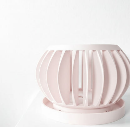 Rene Pflanztopf – Offener 3D-Orchideentopf mit integriertem Belüftungssystem und Abtropfschale
