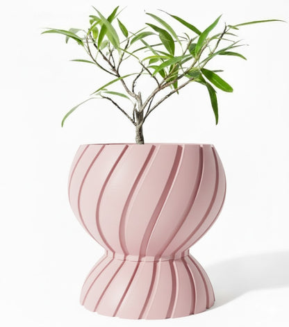 Der Maki – Zeitloser 3D-Pflanztopf mit dynamischer Spiralstruktur
